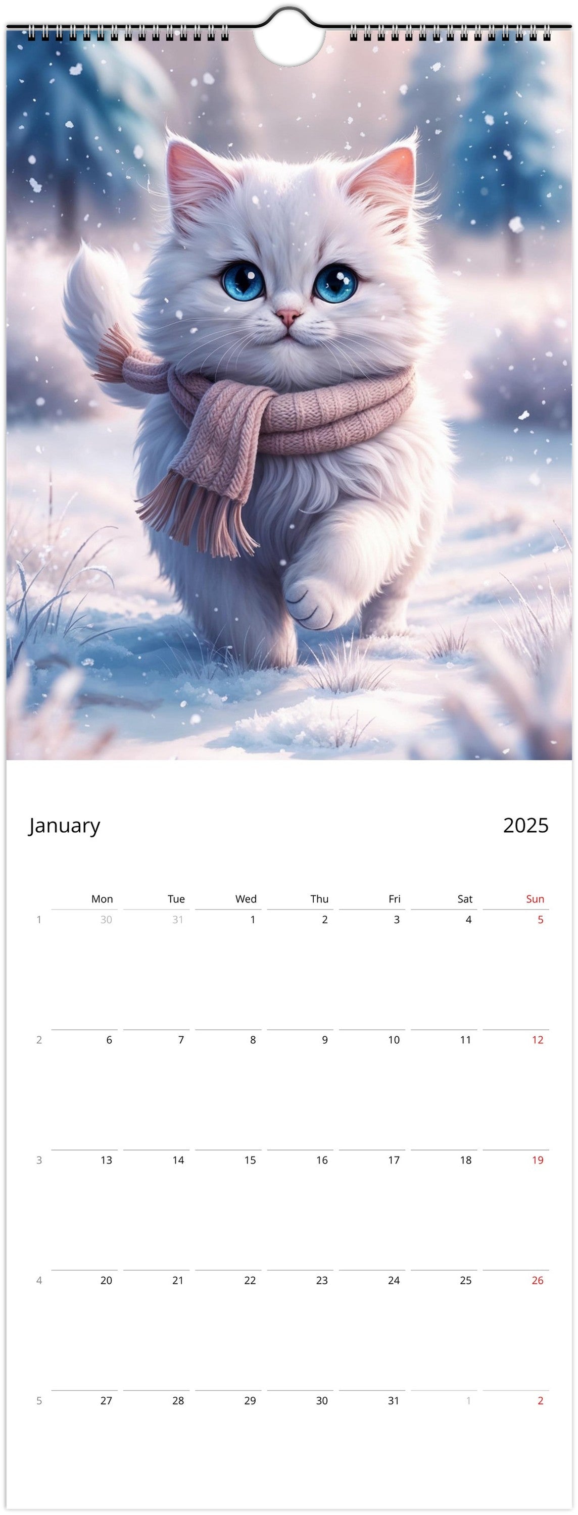 Wall calendars 2025 (EU & Rest of World)