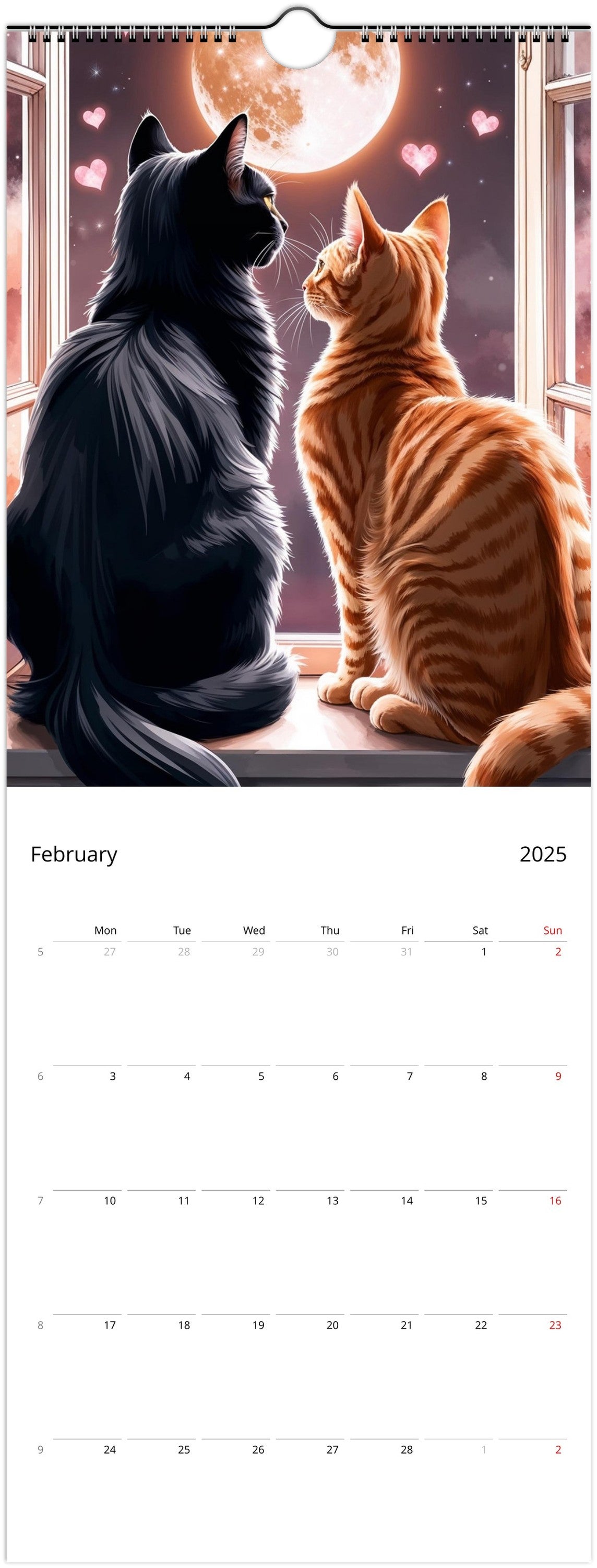 Wall calendars 2025 (EU & Rest of World)